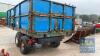 MARSTON DROPSIDE TRAILER C/W FIREWOOD - 3