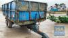 MARSTON DROPSIDE TRAILER C/W FIREWOOD - 6