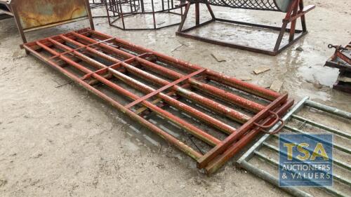 3 X RED 12FT GATES