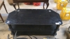 BLACK GLASS TV CABINET & COFFEE TABLE - 2