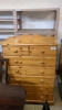 6 DRAWER PINE CHEST - 2