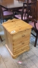 PINE 3 DRAWER CHEST - 3