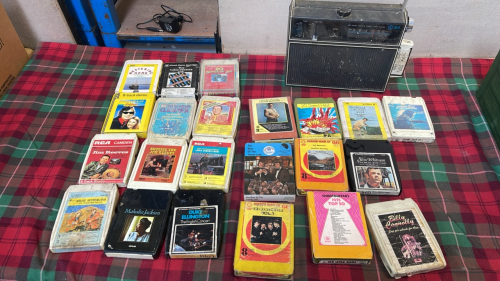 BOX-8 TRACK TAPES & PLAYER