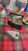 OIL LAMPS, IRON, BOWL ETC - 4