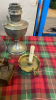 OIL LAMPS, IRON, BOWL ETC - 6