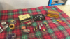 BOX PIPES, TINS, INK WELLS ETC