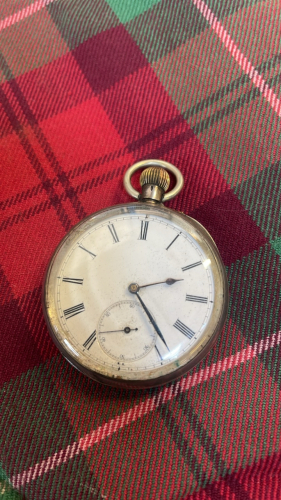 SILVER POCKET WATCH