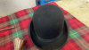 BOX BOWLER HAT, 2 HORNS, BRIDGE GAME, PICTURES ETC - 5