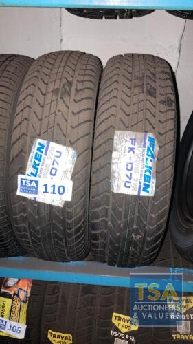 2 No. Falken Tyres 165/70 R12