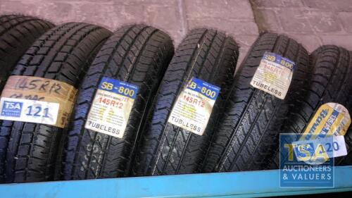 4 No. Tyres 145 R12