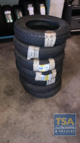 7 No. Various Tyres 135/80 R13