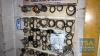 Wall Rack c/w Quantity Exhaust Gaskets and Rubber Mounts - 3