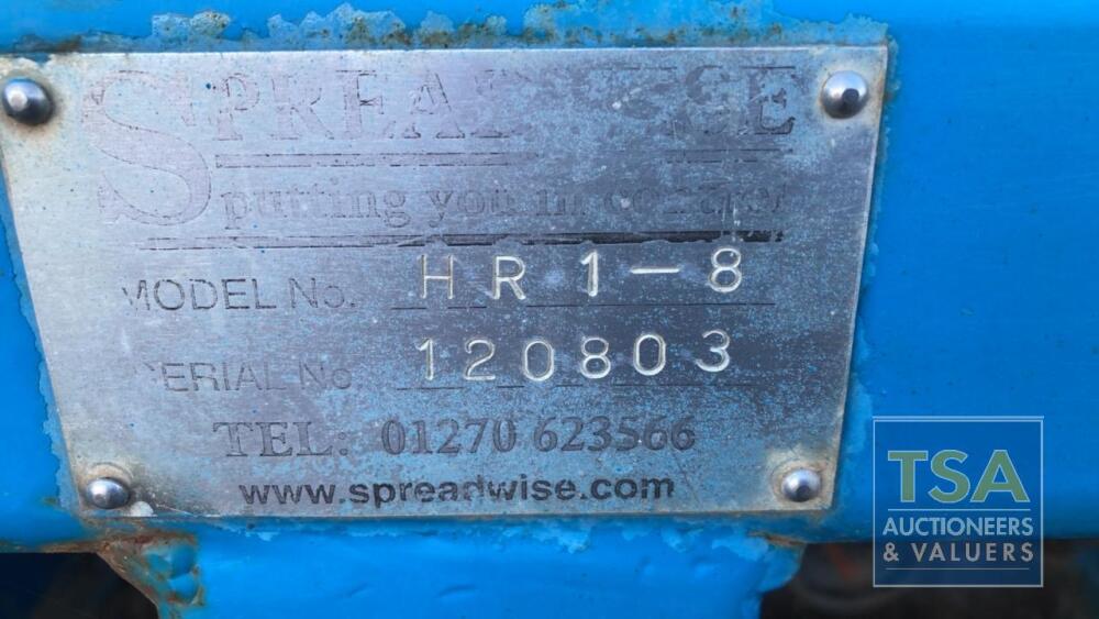 Spreadwise Model HR1-8 - Serial No. 120803 - 8 Hose Reeler - 3