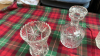 BOX-GLASSWARE DECANTERS VASES GLASSES ETC - 3