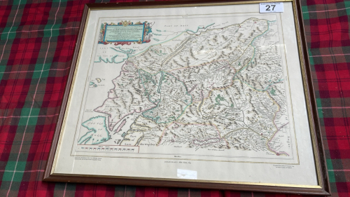 FRAMED MAP BADENOCH + STRATHSPEY