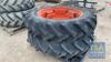 2 X 12.4 - 32 WHEELS & BKT TYRES - 2