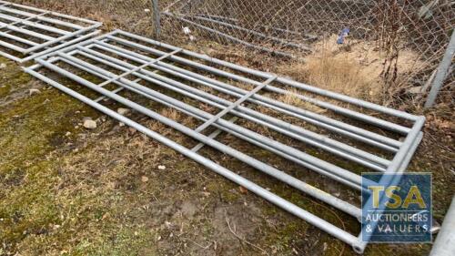 2 X 12' HEAVY DUTY HIGHWAY SPEC YARD GATES