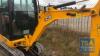 JCB 8014CTS, YEAR- 2016, HOURS - 2524 , PLUS VAT , - 13