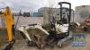 BOBCAT E10, YEAR - 2010 , HOURS - 3350, C/W 2 BUCKETS , PLUS VAT - 2