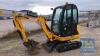 JCB 8018 CTS , YEAR - 2016 , HOURS - 2115 , 3 BUCKETS , PLUS VAT - 2