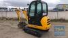 JCB 8018 CTS , YEAR - 2016 , HOURS - 2115 , 3 BUCKETS , PLUS VAT - 3