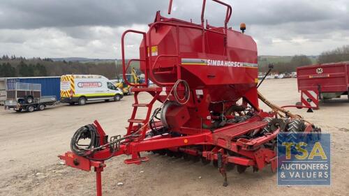 HORSCH PRONTO 3DC GRAIN + FERT DRILL C/W C/BOX AND SPARES IN