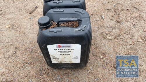 2 X DRUMS HYD OIL 46