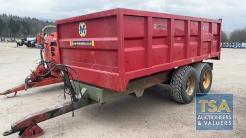 MARSHALL 10FT TANDEM AXLE GRAIN TRAILER