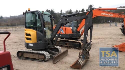 Volvo ECR 25D, Year 2015, 4017 Hours , PLUS VAT , ,