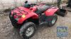 HONDA TRX420 FM, YEAR - 2012, HOURS - 3012, PLUS VAT - 2