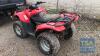 HONDA TRX420 FM, YEAR - 2012, HOURS - 3012, PLUS VAT - 3