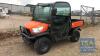 Kubota RTVX900 1316 hours - 898cc Tractor - 2