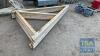 TIMBER ROOF TRUSSES X 6