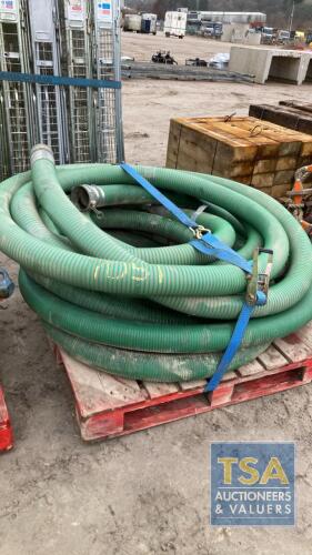 6" VACCUM HOSES WITH CONNECTING ENDS