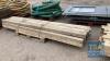 10' X 4" LONG WOODEN POSTS - 2