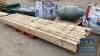 14' X 3" WOODEN POSTS - 2