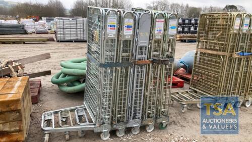 BUNDLE 5 METAL SUPERMARKET CAGES