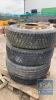 4 X LORRY TYRES 315/70 R22.5 - 2