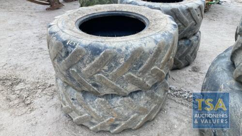 4 X 460/70 R24 TELESCOPIC TYRES