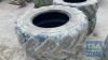 4 X 460/70 R24 TELESCOPIC TYRES - 2