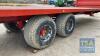 PORTEQUIP 28FT BALE TRAILER ON FLOTATION WHEELS - 7