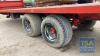 PORTEQUIP 28FT BALE TRAILER ON FLOTATION WHEELS - 8