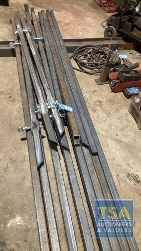 Various Lengths Cut Steel Box Sections 50mm x 50mm - Some