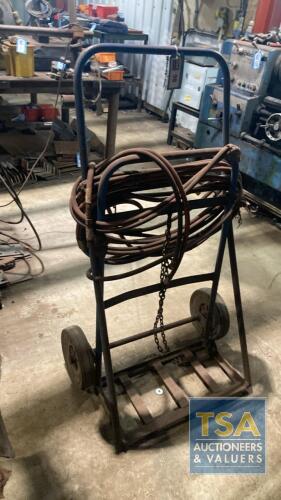 Gas Bottle Trolley With Hoses