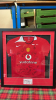 FRAMED & SIGNED MANCHESTER UTD SHIRT