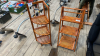 2 WOODEN STANDS