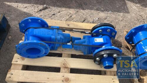 2 - DN100 WATER VALVES