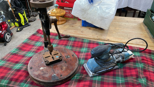 PILLAR DRILL & SANDER