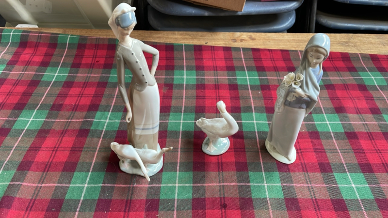 2 LLADRO FIGURES & 1 OTHER