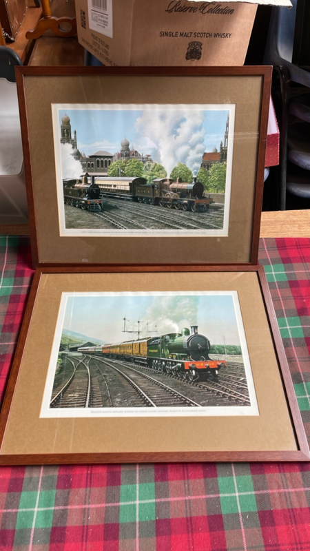 2 PICTURES- TRAINS